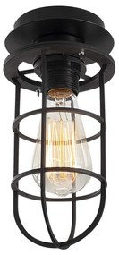 Czarna lampa sufitowa z metalowym kloszem ø 12 cm Kimil – Opviq lights