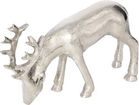 Figurka jelenia Silver Deer III 18x5x11 cm