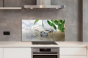 Szklany Panel Krystaliczny Plusk Wody