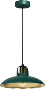 Lampa zielona wisząca industrialna K2-L44