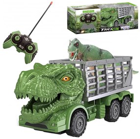 Woopie samochód zdalnie sterowany rc dinozaur zielony + figurka