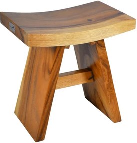 Taboret z drewna suar DIVERO