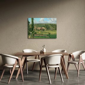 Obraz - Camille Pissarro, Landscape at Les Pâtis, Pontoise, reprodukcje (70x50 cm)