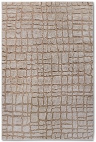 Dywan nowoczesny 3D Elle Collection Gallery Cegiełki beżowy 200 cm x 280 cm