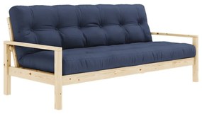 Ciemnoniebieska rozkładana sofa 205 cm Knob – Karup Design