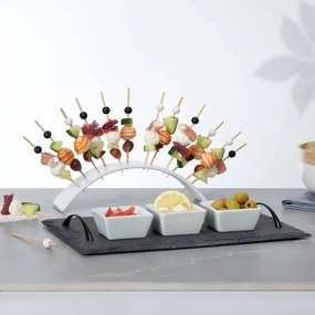 Zestaw do podawania przekąsek APERITIVE, porcelana