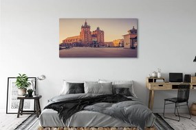 Zdjęcie na płótnie Poranek przy Bazylice w Krakowie