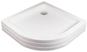 Ravak A207001120 - Brodzik prysznicowy ćwierćokrągły RONDA 90x90 cm biały