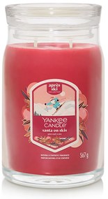 Yankee Candle Duża świeca zapachowa Signature Santand On Skis, 567 g