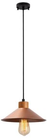Lampa wisząca na przewodzie MANAVGAT 1xE27/40W/230V miedziano-brązowa