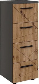 Szafka Midi antracyt/artisan 30x30x81 irma