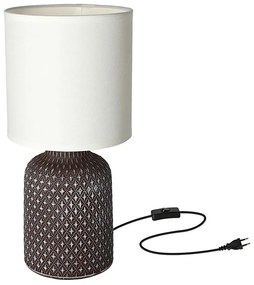 Lampa stołowa INER 1xE14/40W/230V brązowy