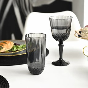 Szklanka ze szkła w kolorze dymu, 345 ml, L