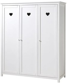 Biała szafa dziecięca 159x191x57 cm Amori – Vipack