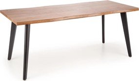 Rozkładany stół do jadalni w stylu industrialnym Dickson 120