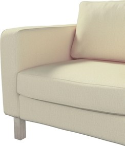 Pokrowiec na fotel Karlstad kolor kremowy tkanina połyskliwa, strukturalna