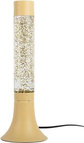 Jasnożółta lampa stołowa ze szklanym kloszem (wysokość 37,5 cm) Astro Glittler – Leitmotiv