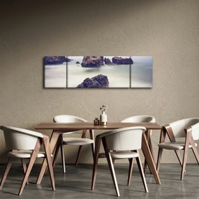 Obraz klifów we mgle (170x50 cm)