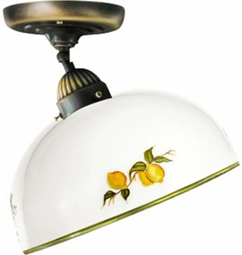 Kolarz 731.10.129 - Żyrandol natynkowy NONNA 1xE27/75W/230V śr. 30 cm cytryny
