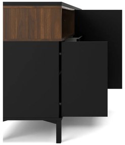 Czarna komoda 176x90x49 cm Roomers – Tvilum