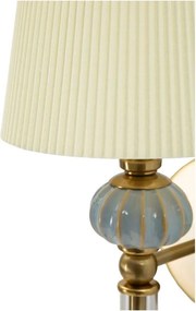 Kinkiet w biało-złotym kolorze Warsaw – Mauro Ferretti