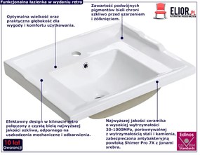 Umywalka łazienkowa meblowa Kington 2X