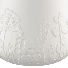 Biała porcelanowa waza FLOWERS