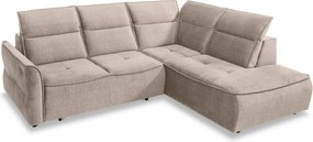 Narożnik MURILLO L z elektryczną regulacją siedziska Prawostronny w tkaninie VOGUE 01 WERSAL