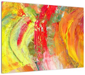 Obraz abstrakcji - malarstwo (70x50 cm)
