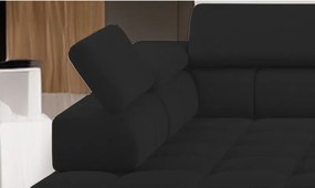 Narożnik PLAZA XL Prawostronny Elektryczna regulacja Tkanina SOLAR 99 WERSAL