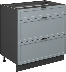 Szafka dolna do kuchni jasnoniebiesko-szary 80x51.6x82 fame-line