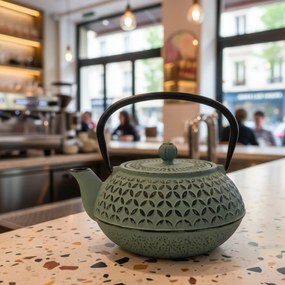 Czajnik żeliwny z zaparzaczem SABI, 1000 ml