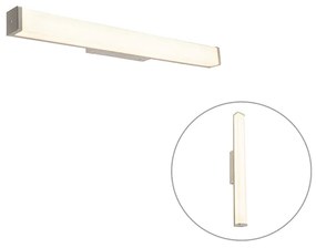 Nowoczesna lampa ścienna do łazienki ze stali 62 cm IP44 - Cascada Nowoczesny Oswietlenie wewnetrzne