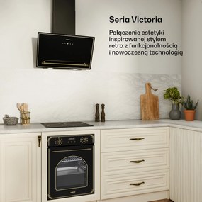 Klarstein Victoria 45cm Płyta szklano-ceramiczna 3 Strefy gotowania Czarny