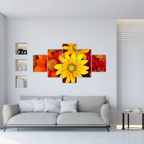 Obraz kwiatów (125x70 cm)