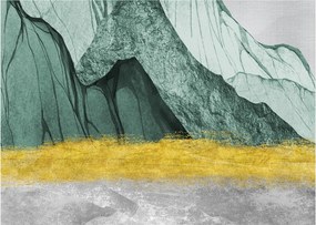 Obraz na szkle - Emerald Mountains N⁰2 (70x50 cm)
