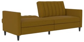 Żółta rozkładana sofa 86 cm Celine – Støraa