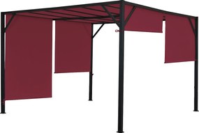 Pergola Beja bordowo-czerwony,  3x3m