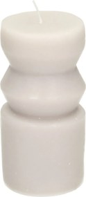 Świeca Cornelia 14cm light grey
