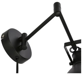Czarny metalowy kinkiet Espera – Candellux Lighting