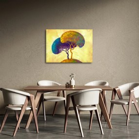 Obraz - Drzewa na wzgórzu (70x50 cm)