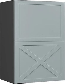 Szafka ścienna jasnoniebiesko-szary 50x34.1x72 fame-line