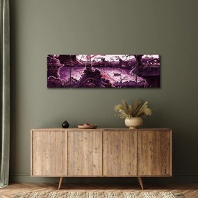 Obraz - Zaczarowana wioska (170x50 cm)
