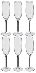 Kieliszki do szampana VOLTA, 6 sztuk x 210 ml