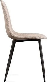 Martina - beżowe krzesło w stylu rattanu, zestaw 4 elementów