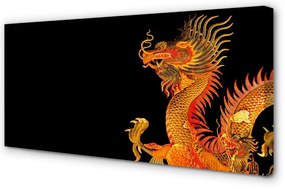 Zdjęcie na płótnie Japoński Złoty Smok