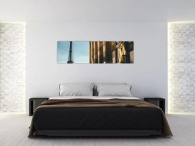 Obraz z placu Trocadero, Paryż (170x50 cm)