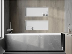 Mexen X-Wall-NR półka wnękowa bez kołnierza 75 x 30 cm, biała - 1921753010