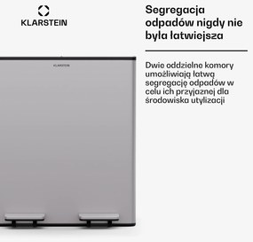 Klarstein EcoVista kosz na odpady z pojemnikiem na odpady bio 40 l