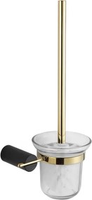 Mexen Aron szczotka toaletowa, czarna/złota - 7088150-57